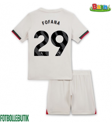 Chelsea Wesley Fofana #29 Bortaställ Barn 2025-26 Kortärmad (+ Korta byxor)